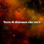 Terra di diatomee che cos’è
