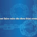 Comment faire cuire du chou frisé croustillant