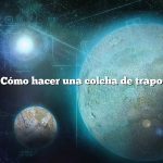 Cómo hacer una colcha de trapo