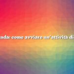 Domanda: come avviare un’attività di salsa