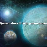 Quanto dura il latte pastorizzato
