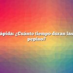 Respuesta rápida: ¿Cuánto tiempo duran las semillas de pepino?