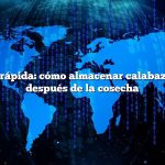 Respuesta rápida: cómo almacenar calabaza moscada después de la cosecha