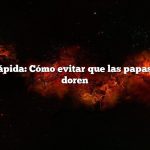 Respuesta rápida: Cómo evitar que las papas cortadas se doren