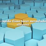 Respuesta rápida: Cómo hacer mermelada de cereza silvestre