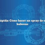 Respuesta rápida: Cómo hacer un spray de cafeína para babosas