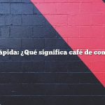 Respuesta rápida: ¿Qué significa café de comercio justo?
