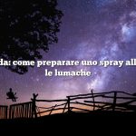 Risposta rapida: come preparare uno spray alla caffeina per le lumache