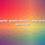 Risposta rapida: quanto dura la carne in scatola sotto pressione