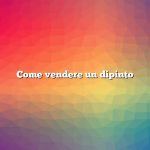 Come vendere un dipinto