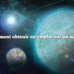 Comment obtenir un emploi sur un navire