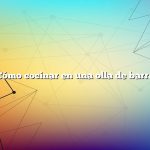 Cómo cocinar en una olla de barro