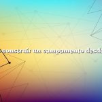 Cómo construir un campamento desde cero