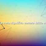 Domanda: cosa significa correre dritto con i polli