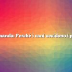 Domanda: Perché i cani uccidono i polli