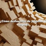 Pregunta: ¿Cómo deshacerse de Johnson Grass en mi césped?