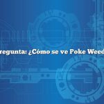 Pregunta: ¿Cómo se ve Poke Weed?