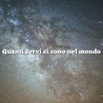 Quanti cervi ci sono nel mondo