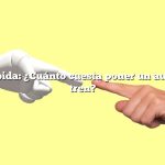 Respuesta rápida: ¿Cuánto cuesta poner un automóvil en un tren?