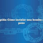 Respuesta rápida: Cómo instalar una bomba manual en su pozo