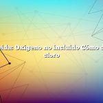 Respuesta rápida: Oxígeno no incluido Cómo deshacerse del cloro