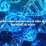 Risposta rapida: come conservare il cibo disidratato nei barattoli di vetro