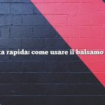 Risposta rapida: come usare il balsamo per api