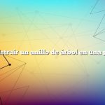 Cómo construir un anillo de árbol en una pendiente