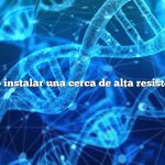Cómo instalar una cerca de alta resistencia