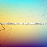 Cómo leer las etiquetas de los alimentos para perros