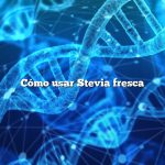 Cómo usar Stevia fresca