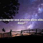 ¿Dónde puedo comprar una piscina para niños de plástico duro?