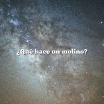 ¿Qué hace un molino?
