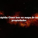 Respuesta rápida: Cómo leer un mapa de inspección de propiedades