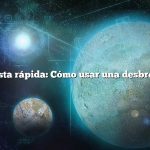 Respuesta rápida: Cómo usar una desbrozadora