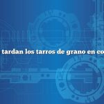 ¿Cuánto tardan los tarros de grano en colonizar?