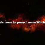 Domanda: come ha preso il nome Witch Hazel?
