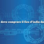 Domanda: dove comprare il fico d’india da mangiare