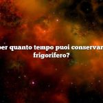 Domanda: per quanto tempo puoi conservare le uova in frigorifero?