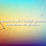 Domanda: quanto in alto i conigli possono saltare la recinzione del giardino
