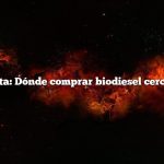 Pregunta: Dónde comprar biodiesel cerca de mí