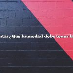 Pregunta: ¿Qué humedad debe tener la leña?