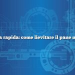 Risposta rapida: come lievitare il pane nel forno