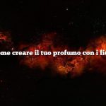 Come creare il tuo profumo con i fiori