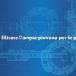 Come filtrare l’acqua piovana per le piante