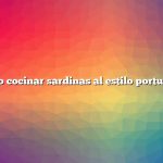 Cómo cocinar sardinas al estilo portugués