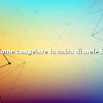 Domanda: come congelare la salsa di mele fatta in casa