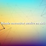 Dónde encontrar azufre en Ark