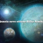 Quanta neve ottiene Sitka Alaska