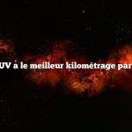 Quel SUV a le meilleur kilométrage par gallon